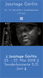 Mobile Screenshot of jazztage-goerlitz.de